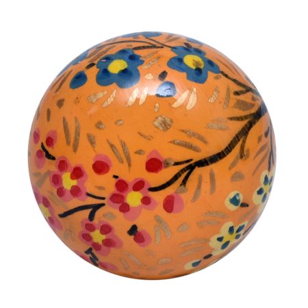 Autumn Floral Hand Pinted Kashmiri Cabinet Knobs